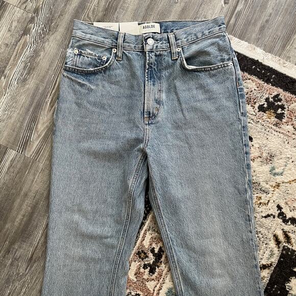 Agolde High Rise Vintage Boot Jeans in Sway Light Wash - Picture 3 of 10